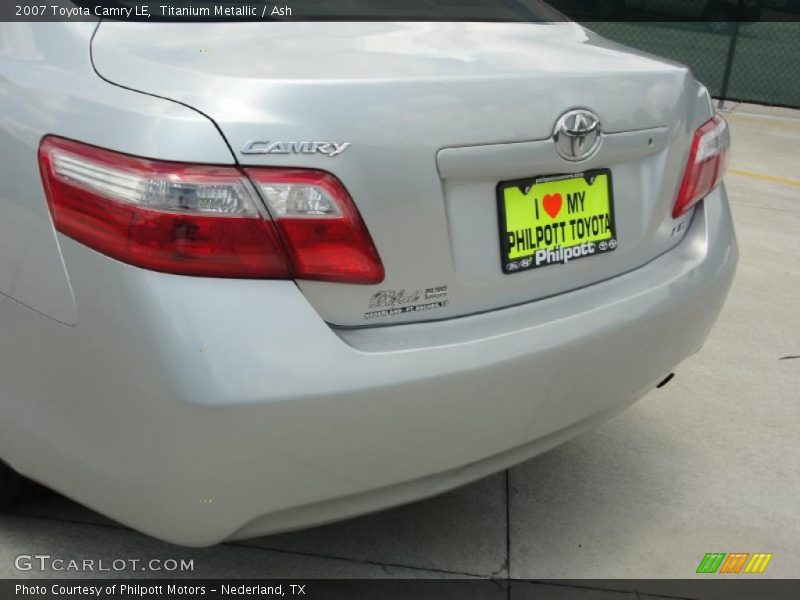 Titanium Metallic / Ash 2007 Toyota Camry LE