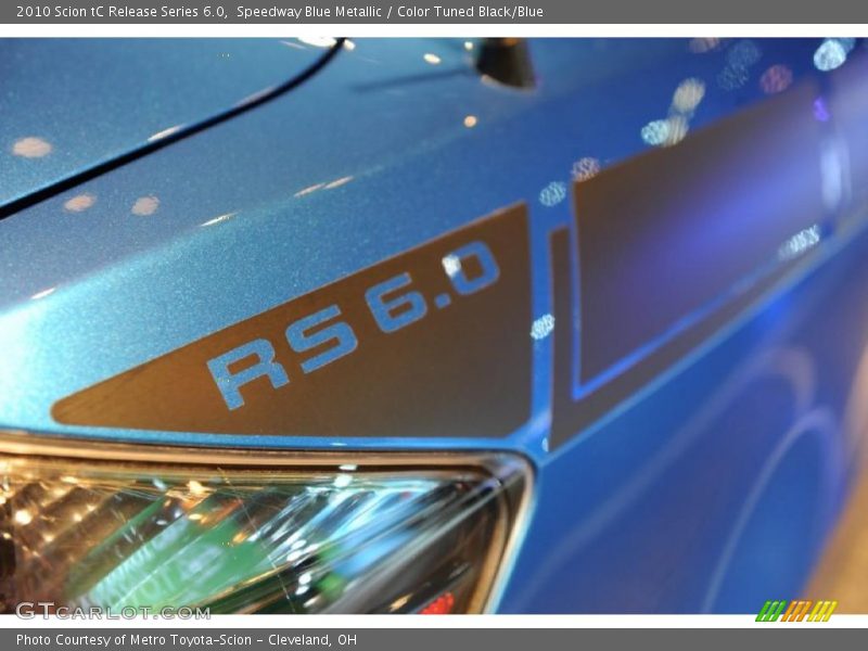 Speedway Blue Metallic / Color Tuned Black/Blue 2010 Scion tC Release Series 6.0