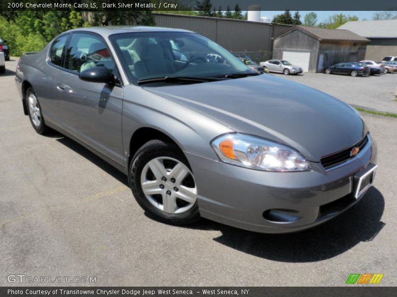 Dark Silver Metallic / Gray 2006 Chevrolet Monte Carlo LS