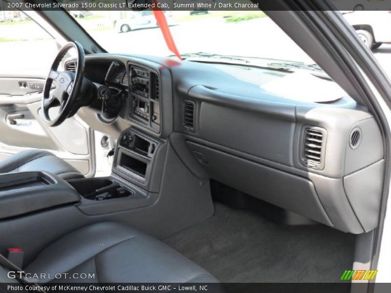 Summit White / Dark Charcoal 2007 Chevrolet Silverado 1500 Classic LT Extended Cab