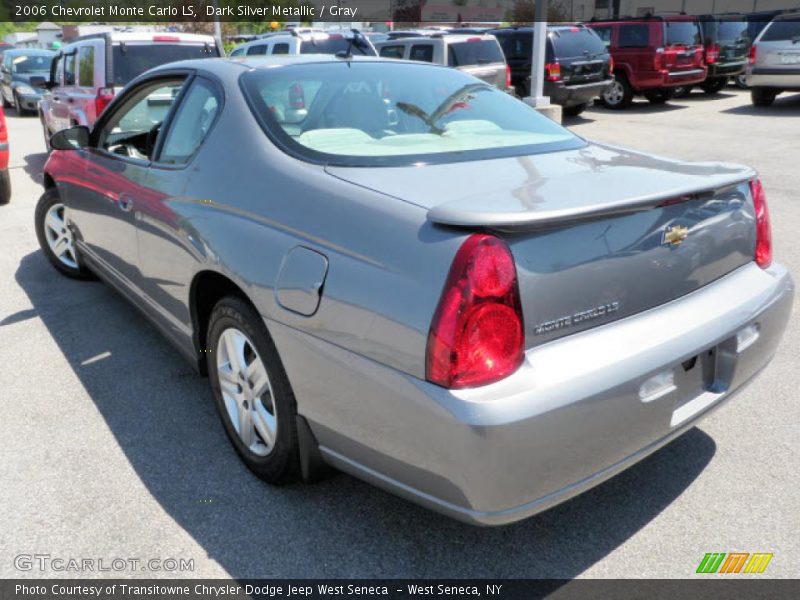 Dark Silver Metallic / Gray 2006 Chevrolet Monte Carlo LS