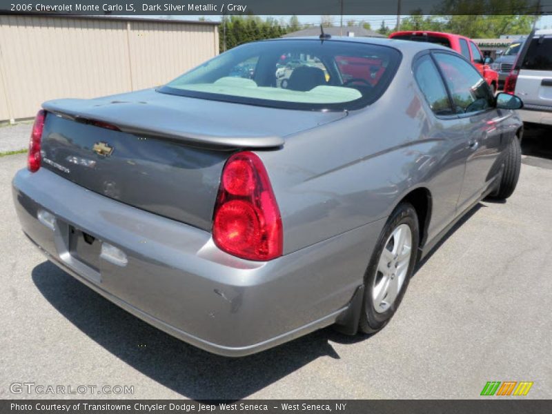 Dark Silver Metallic / Gray 2006 Chevrolet Monte Carlo LS