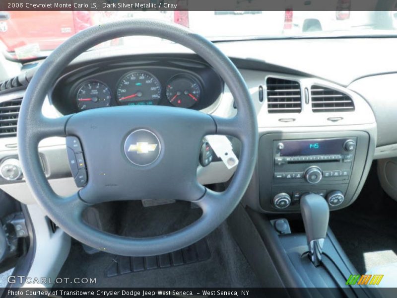 Dark Silver Metallic / Gray 2006 Chevrolet Monte Carlo LS
