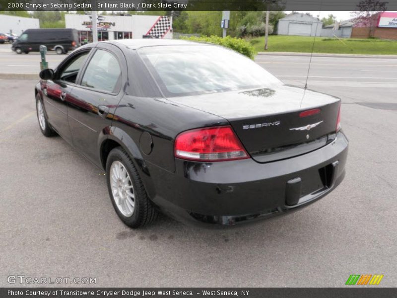 Brilliant Black / Dark Slate Gray 2006 Chrysler Sebring Sedan