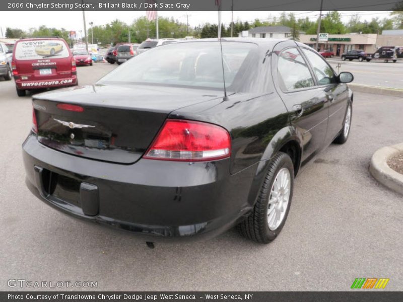 Brilliant Black / Dark Slate Gray 2006 Chrysler Sebring Sedan