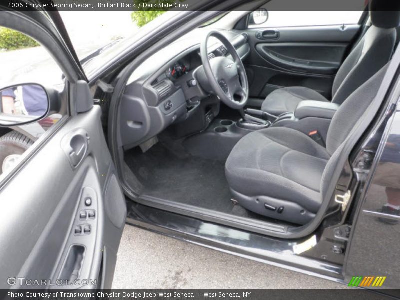 Brilliant Black / Dark Slate Gray 2006 Chrysler Sebring Sedan