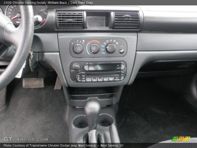 Brilliant Black / Dark Slate Gray 2006 Chrysler Sebring Sedan