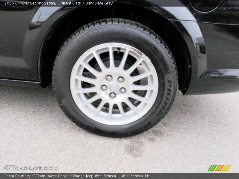 Brilliant Black / Dark Slate Gray 2006 Chrysler Sebring Sedan