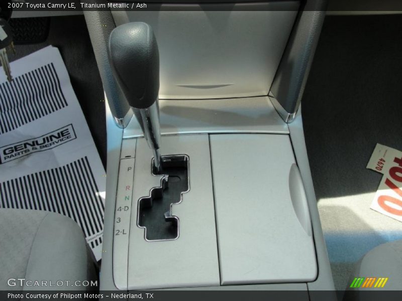 Titanium Metallic / Ash 2007 Toyota Camry LE