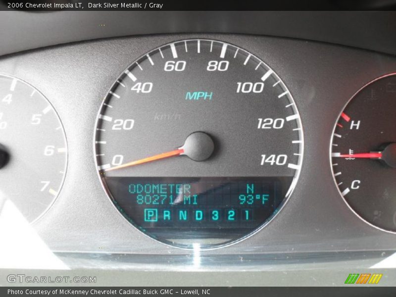 Dark Silver Metallic / Gray 2006 Chevrolet Impala LT
