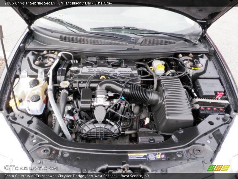 Brilliant Black / Dark Slate Gray 2006 Chrysler Sebring Sedan