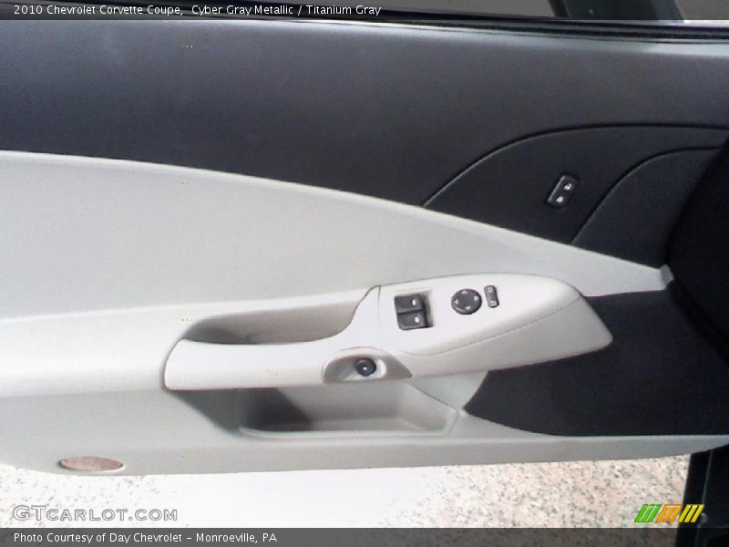 Cyber Gray Metallic / Titanium Gray 2010 Chevrolet Corvette Coupe