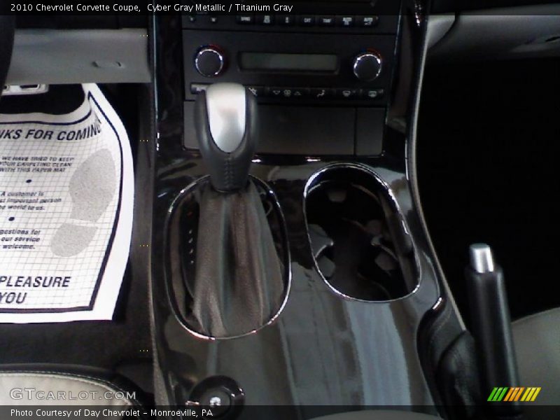 Cyber Gray Metallic / Titanium Gray 2010 Chevrolet Corvette Coupe