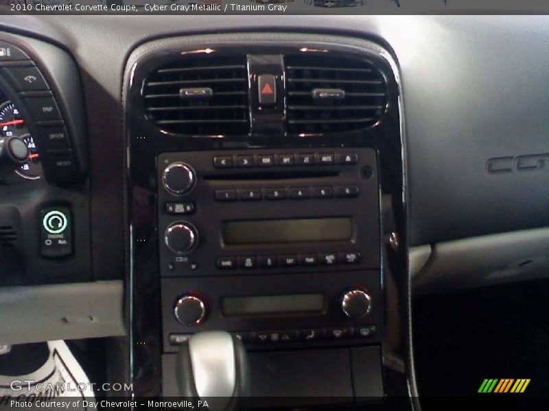 Cyber Gray Metallic / Titanium Gray 2010 Chevrolet Corvette Coupe
