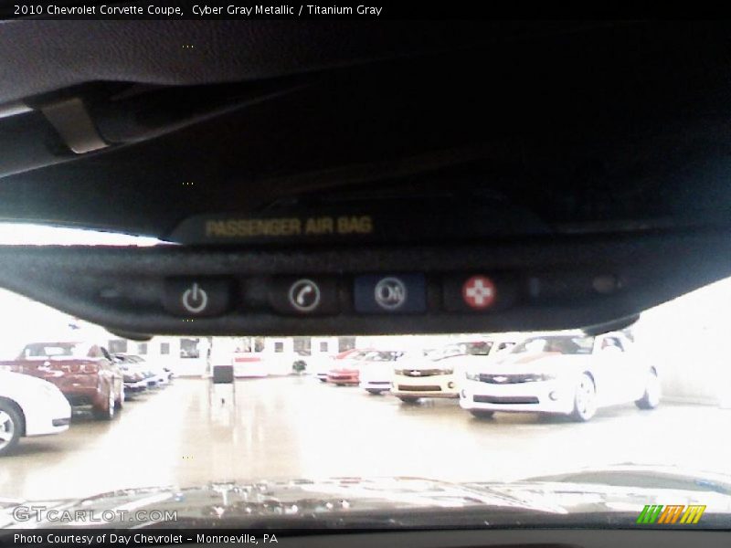 Cyber Gray Metallic / Titanium Gray 2010 Chevrolet Corvette Coupe
