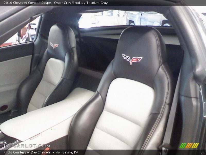 Cyber Gray Metallic / Titanium Gray 2010 Chevrolet Corvette Coupe