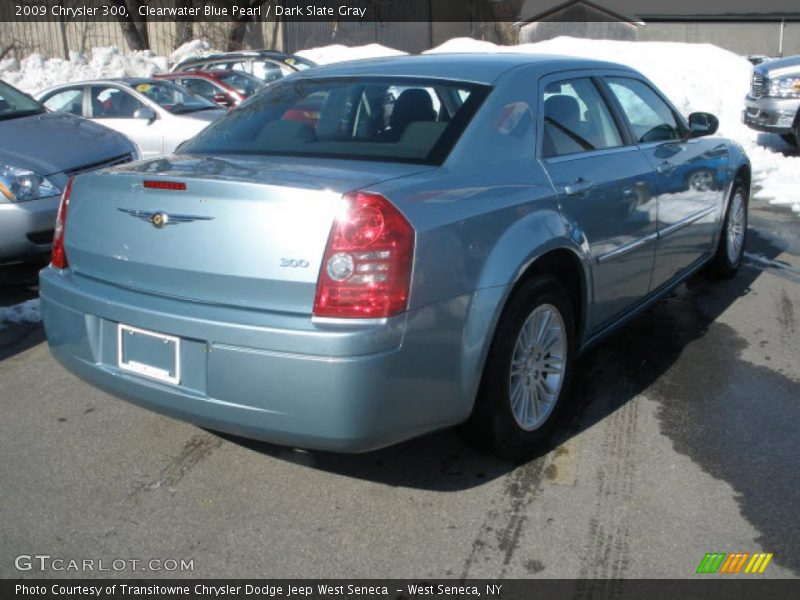 Clearwater Blue Pearl / Dark Slate Gray 2009 Chrysler 300