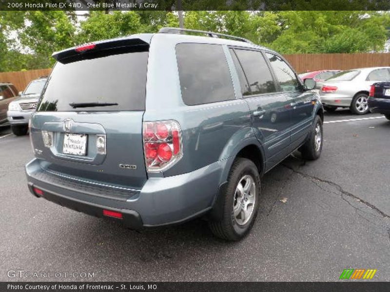 Steel Blue Metallic / Gray 2006 Honda Pilot EX 4WD