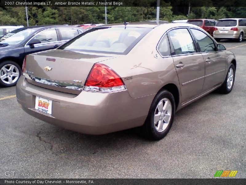 Amber Bronze Metallic / Neutral Beige 2007 Chevrolet Impala LT