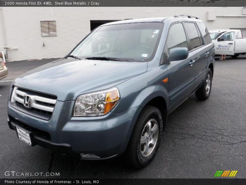 Steel Blue Metallic / Gray 2006 Honda Pilot EX 4WD