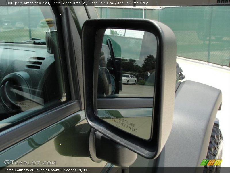 Jeep Green Metallic / Dark Slate Gray/Medium Slate Gray 2008 Jeep Wrangler X 4x4
