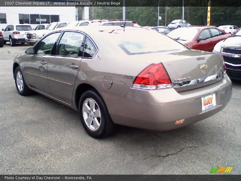 Amber Bronze Metallic / Neutral Beige 2007 Chevrolet Impala LT