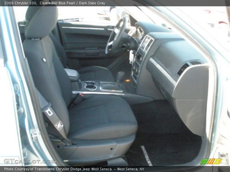 Clearwater Blue Pearl / Dark Slate Gray 2009 Chrysler 300