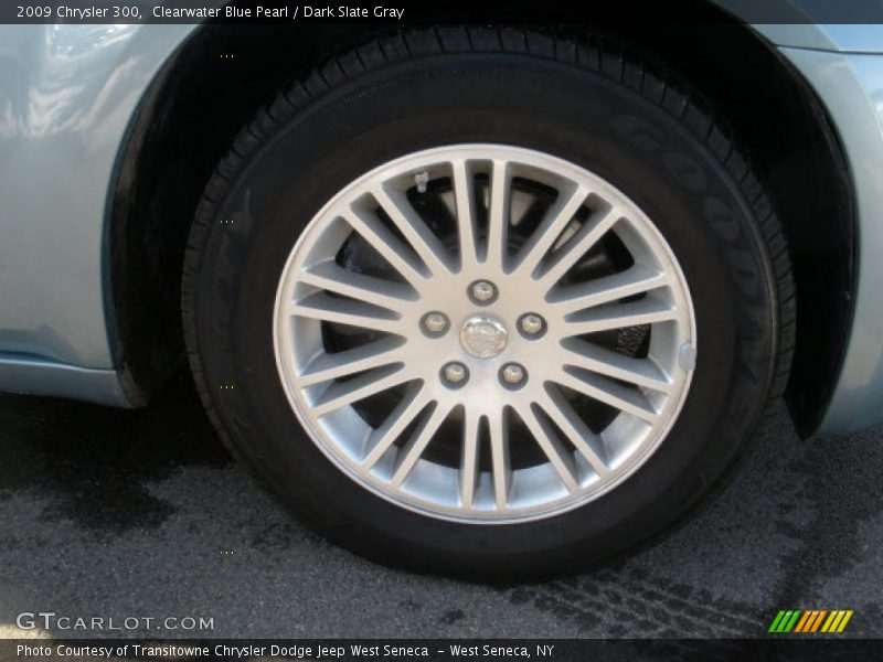 Clearwater Blue Pearl / Dark Slate Gray 2009 Chrysler 300