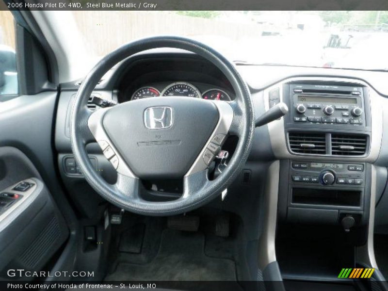 Steel Blue Metallic / Gray 2006 Honda Pilot EX 4WD