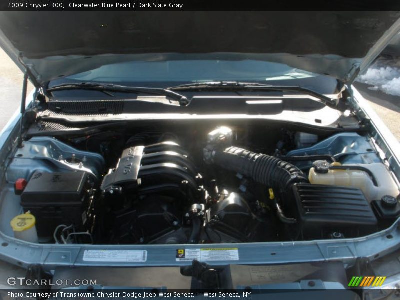 Clearwater Blue Pearl / Dark Slate Gray 2009 Chrysler 300