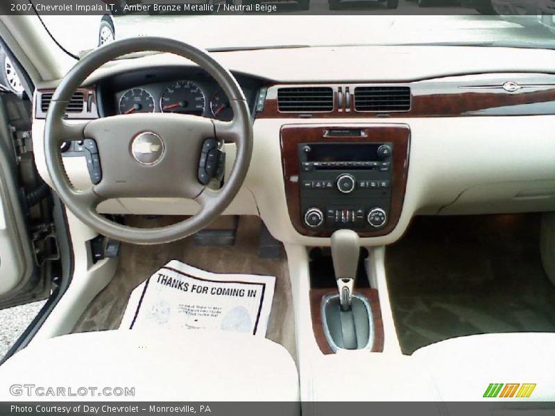 Amber Bronze Metallic / Neutral Beige 2007 Chevrolet Impala LT