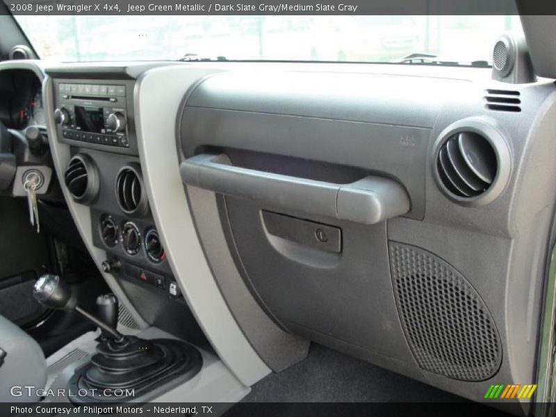 Jeep Green Metallic / Dark Slate Gray/Medium Slate Gray 2008 Jeep Wrangler X 4x4