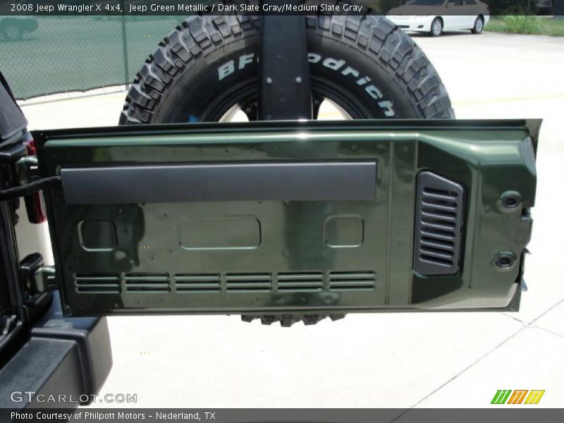 Jeep Green Metallic / Dark Slate Gray/Medium Slate Gray 2008 Jeep Wrangler X 4x4