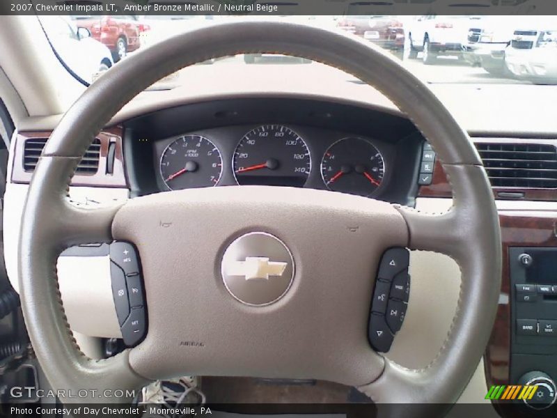 Amber Bronze Metallic / Neutral Beige 2007 Chevrolet Impala LT
