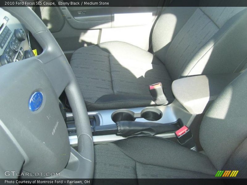 Ebony Black / Medium Stone 2010 Ford Focus SES Coupe