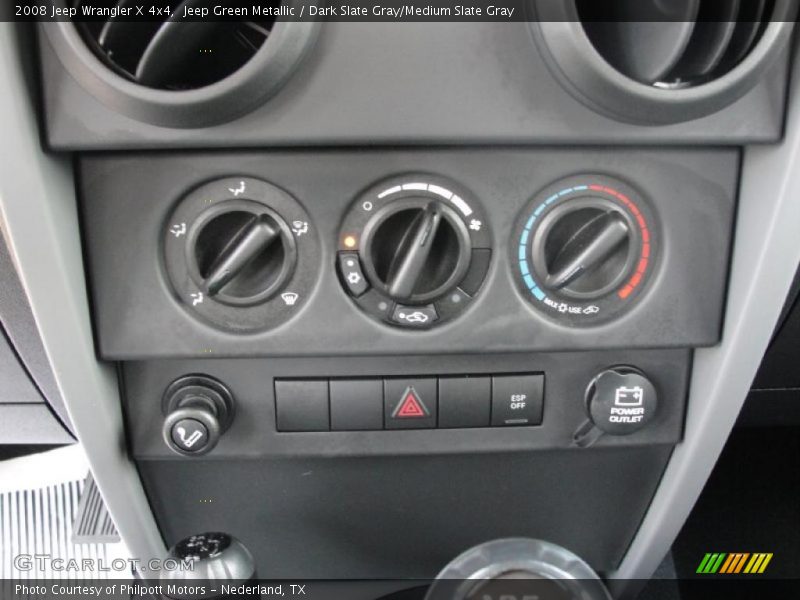 Jeep Green Metallic / Dark Slate Gray/Medium Slate Gray 2008 Jeep Wrangler X 4x4