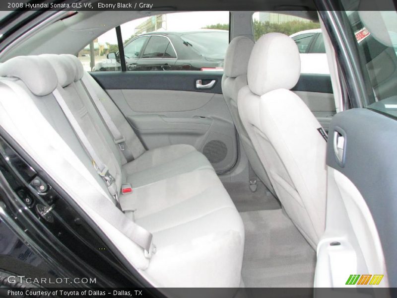 Ebony Black / Gray 2008 Hyundai Sonata GLS V6