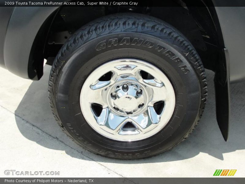 Super White / Graphite Gray 2009 Toyota Tacoma PreRunner Access Cab