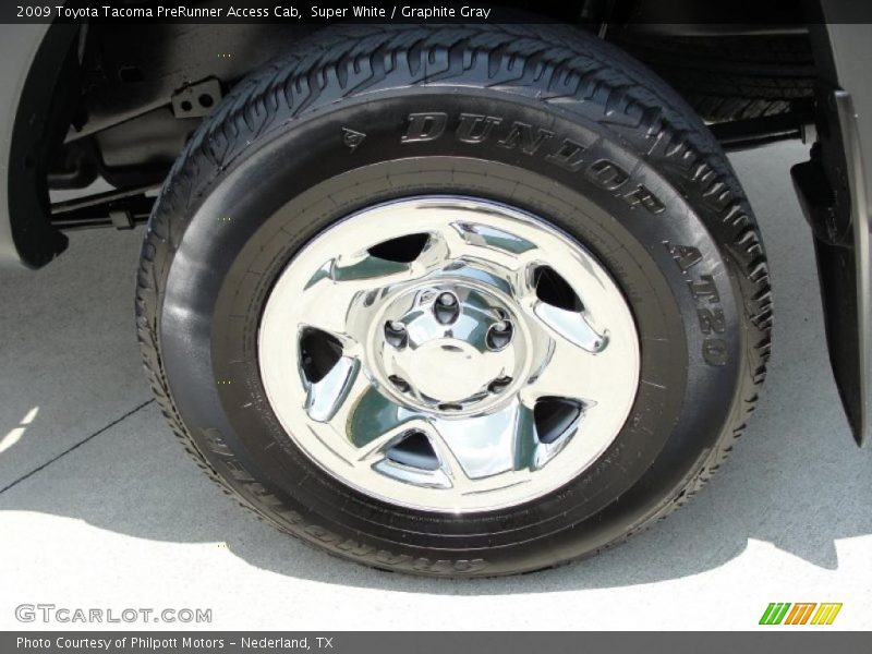 Super White / Graphite Gray 2009 Toyota Tacoma PreRunner Access Cab