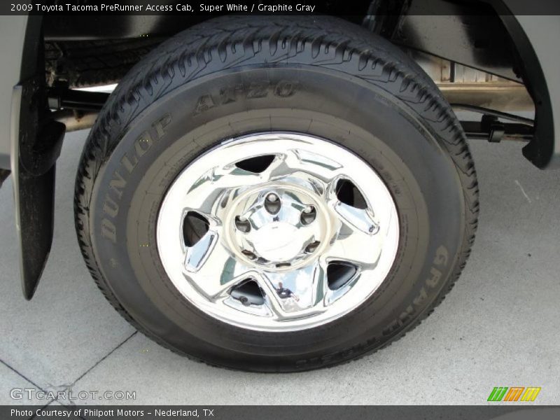 Super White / Graphite Gray 2009 Toyota Tacoma PreRunner Access Cab