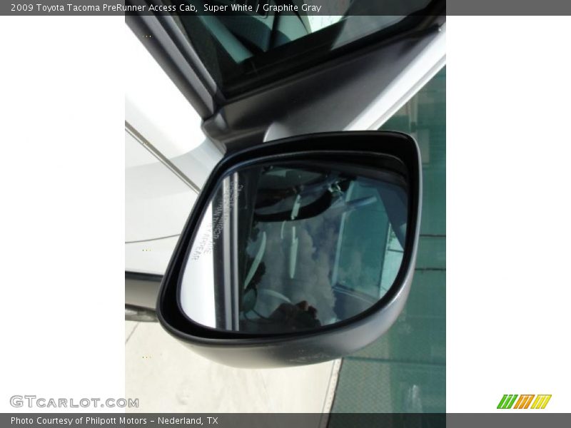 Super White / Graphite Gray 2009 Toyota Tacoma PreRunner Access Cab