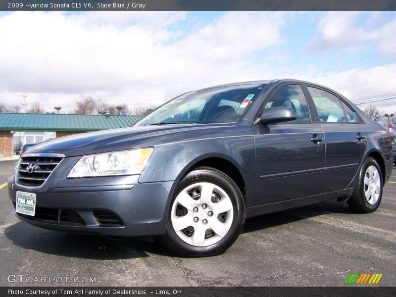Slate Blue / Gray 2009 Hyundai Sonata GLS V6