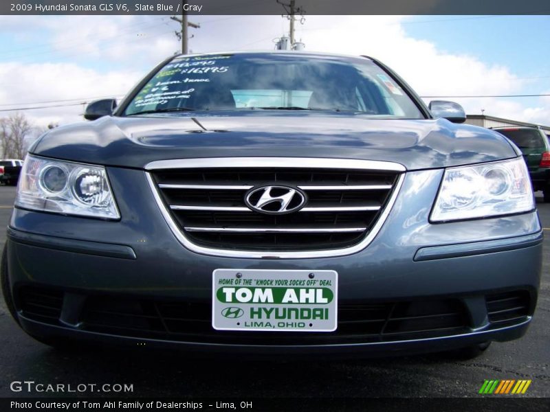 Slate Blue / Gray 2009 Hyundai Sonata GLS V6