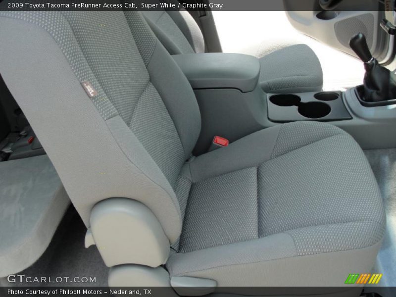 Super White / Graphite Gray 2009 Toyota Tacoma PreRunner Access Cab