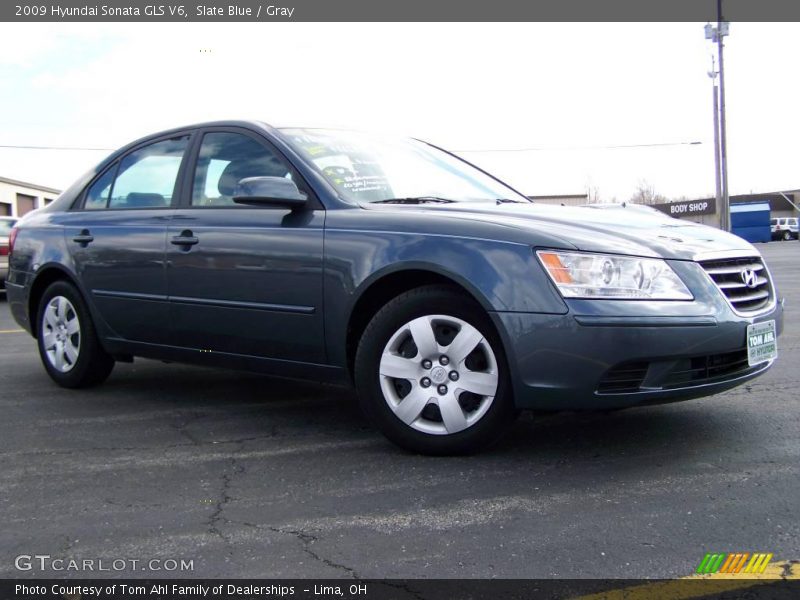 Slate Blue / Gray 2009 Hyundai Sonata GLS V6