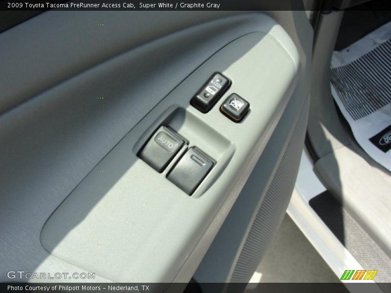 Super White / Graphite Gray 2009 Toyota Tacoma PreRunner Access Cab