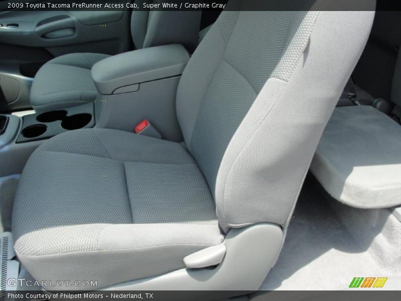 Super White / Graphite Gray 2009 Toyota Tacoma PreRunner Access Cab