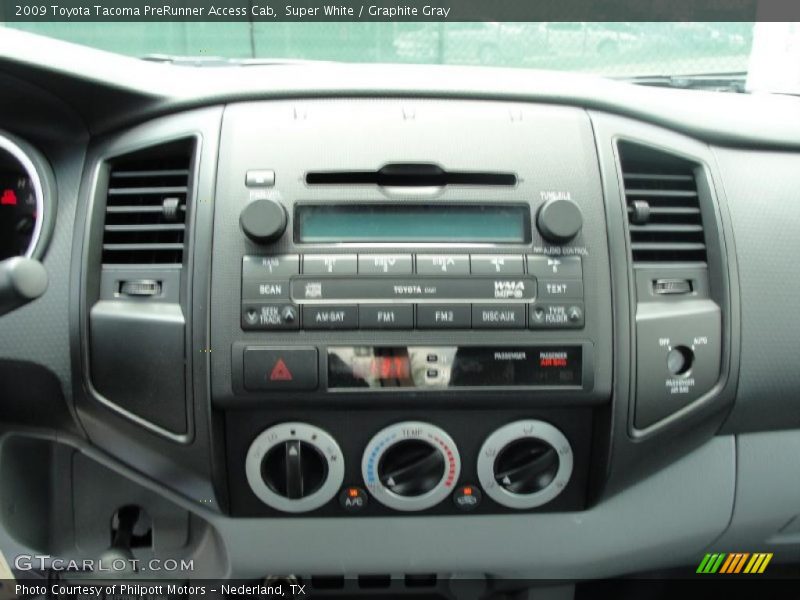 Super White / Graphite Gray 2009 Toyota Tacoma PreRunner Access Cab