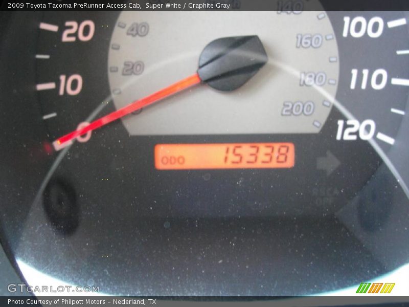 Super White / Graphite Gray 2009 Toyota Tacoma PreRunner Access Cab