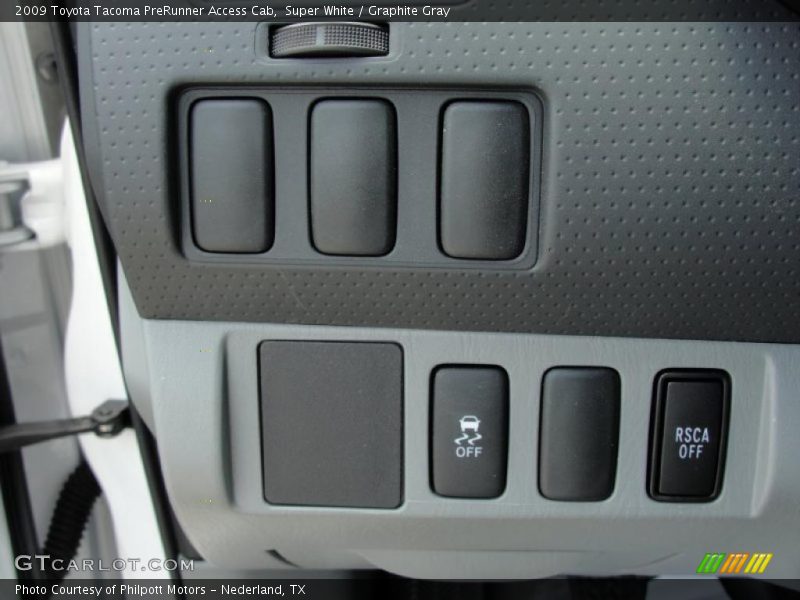 Super White / Graphite Gray 2009 Toyota Tacoma PreRunner Access Cab
